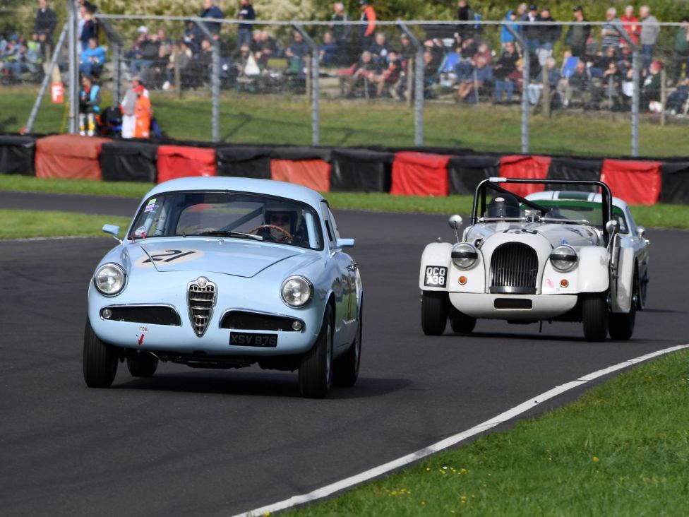 1959 Morgan +4 F.I.A race car. Photograph