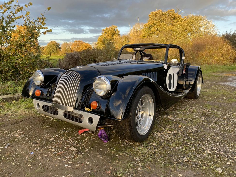 1981 Morgan 4.6 +8 Class 1 race car. Photograph