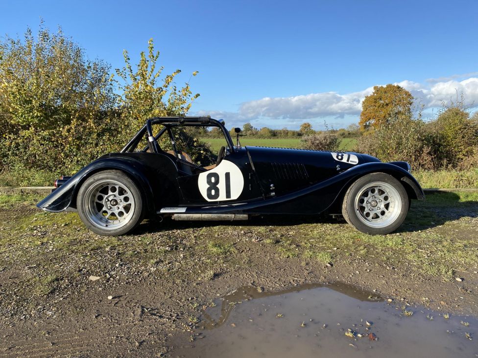 1981 Morgan 4.6 +8 Class 1 race car. Photograph