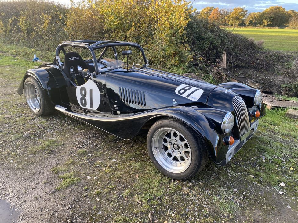 1981 Morgan 4.6 +8 Class 1 race car. Photograph