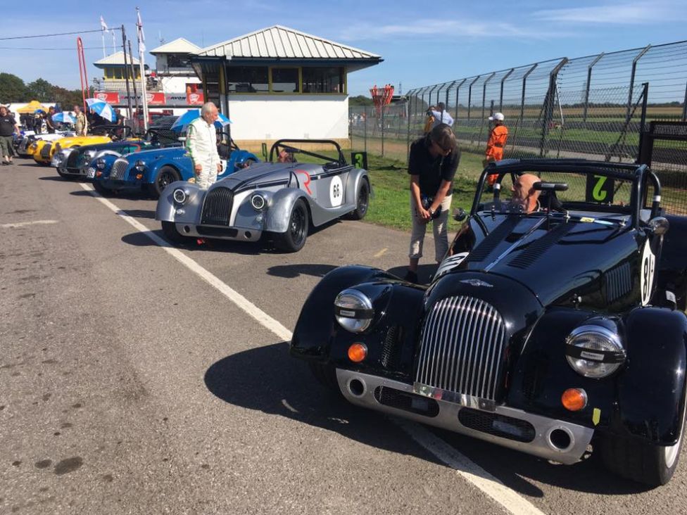 1981 Morgan 4.6 +8 Class 1 race car. Photograph