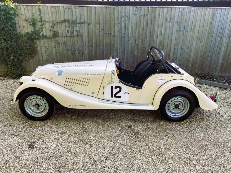 1954 Morgan +4 THY 60 “Tiny” FIA race / rally car Photograph