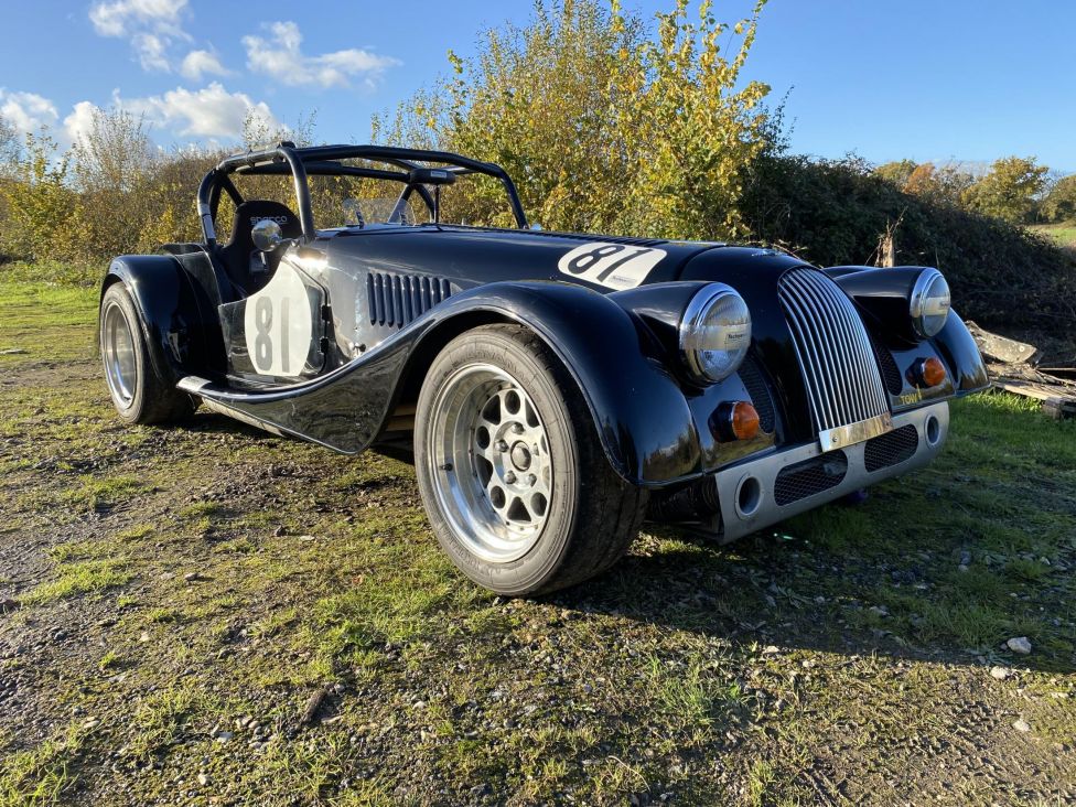 1981 Morgan 4.6 +8 Class 1 race car. Photograph