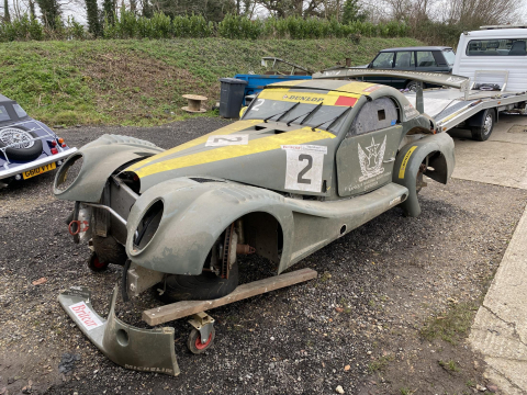 2008 Unique Morgan Aero 8 GT3 prototype project.