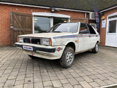 1984 Lancia Delta HF Turbo 1600 Group N Production saloon race car project.